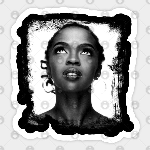 Vintage Lauryn Hill Sticker by UrbanLifeApparel